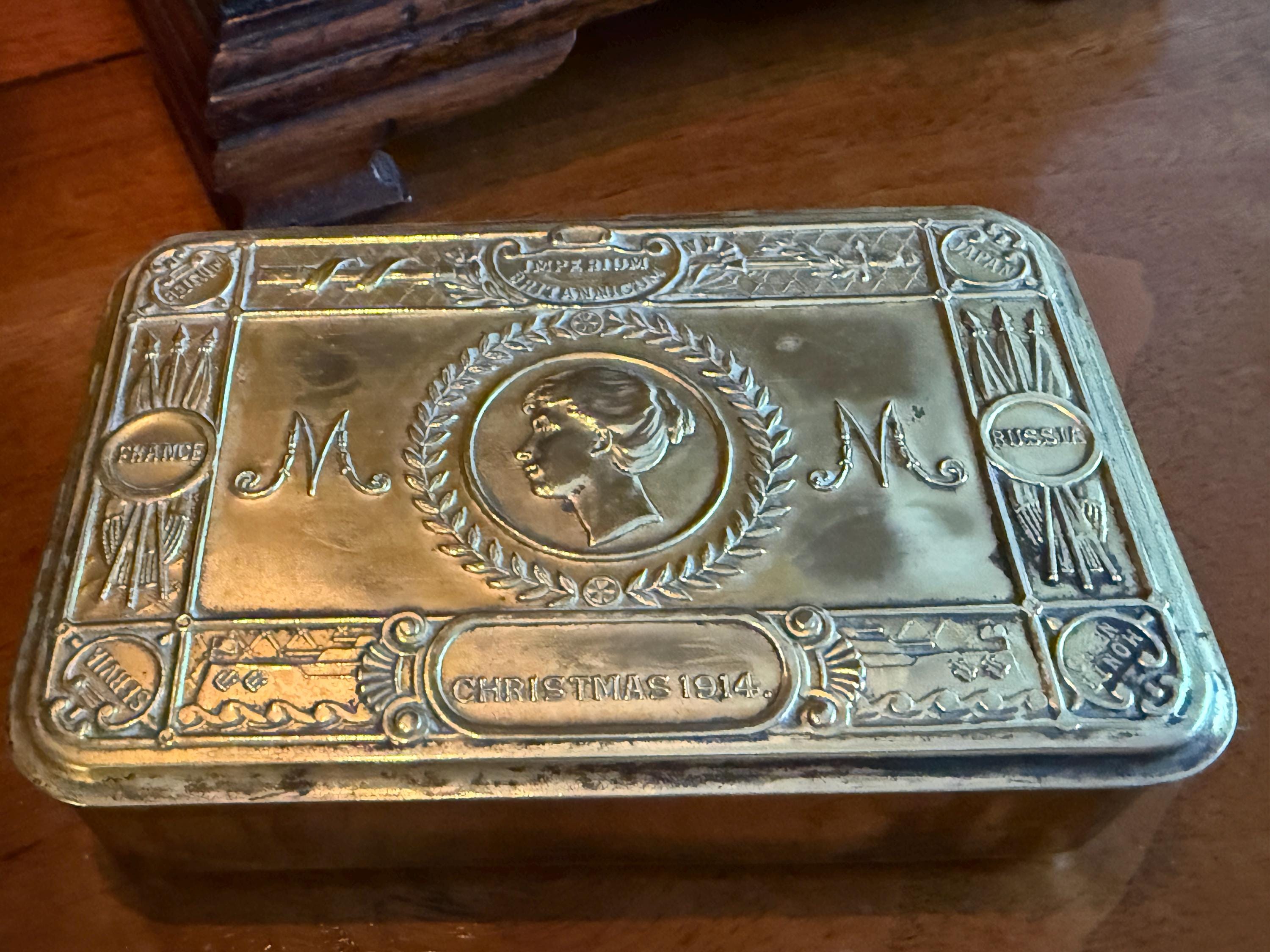 Princess Mary Brass Box 1914 - Etsy