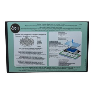 Sizzix Chrome Precision Base Plate of Intricate Thinlits 660470