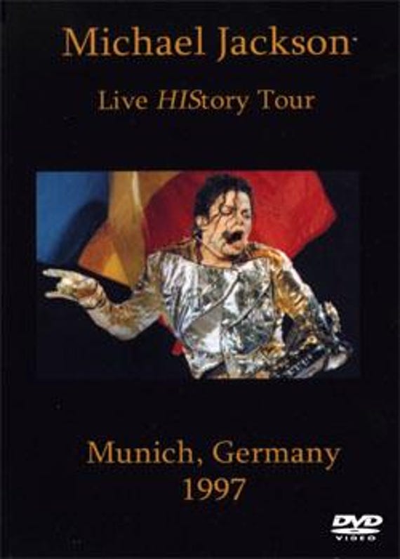 MICHAEL JACKSON Live History Tour Munich,germany 1997 Dvd - Etsy
