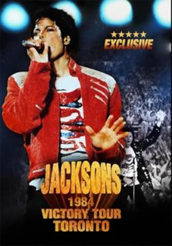 JACKSONS Victory Tour 10-07-1984 Dvd - Etsy