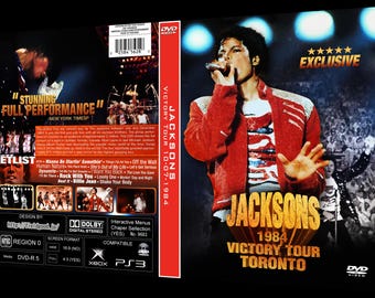 JACKSONS Victory Tour 10-07-1984 Dvd - Etsy