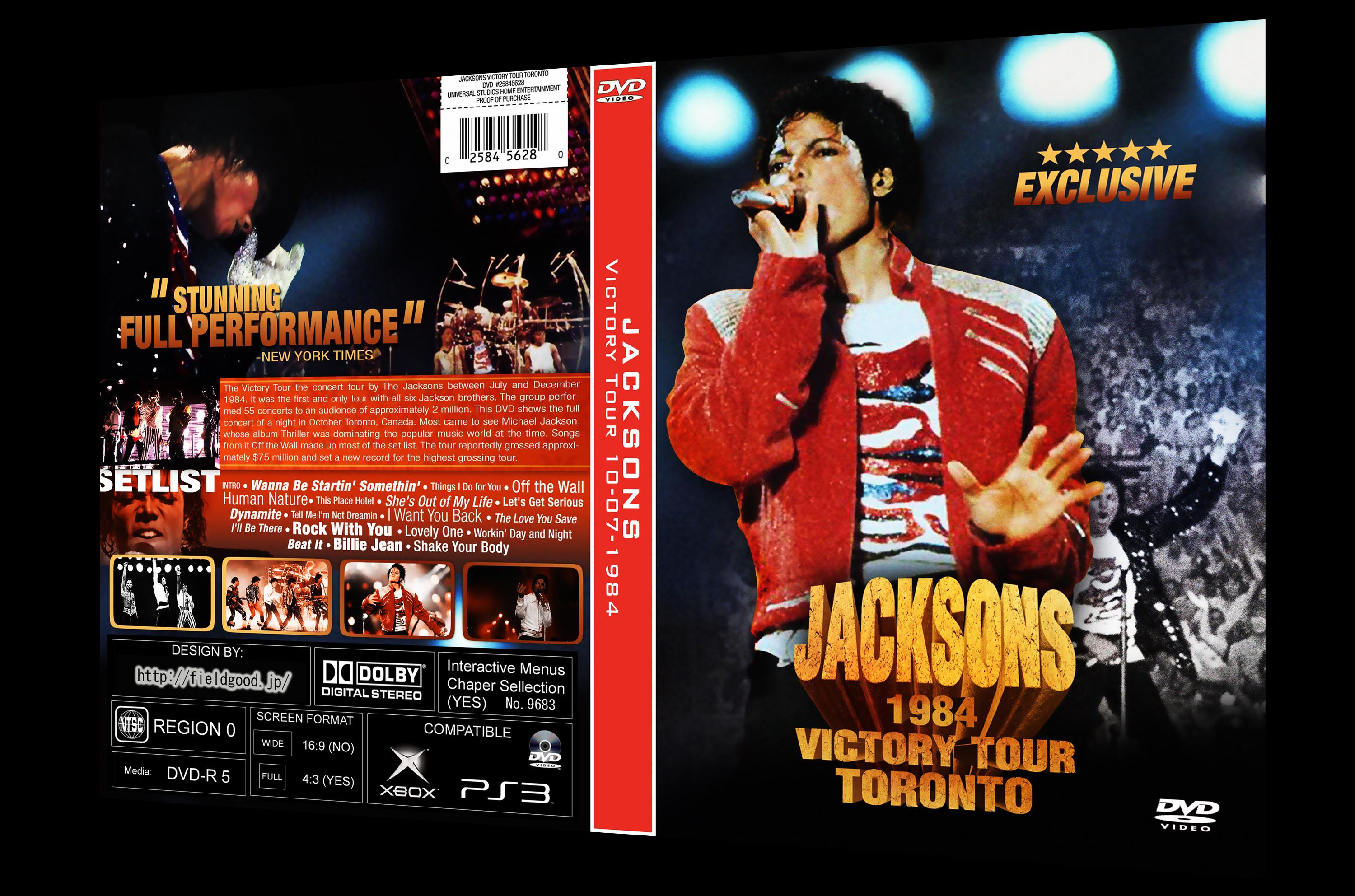 JACKSONS Victory Tour 10-07-1984 Dvd - Etsy