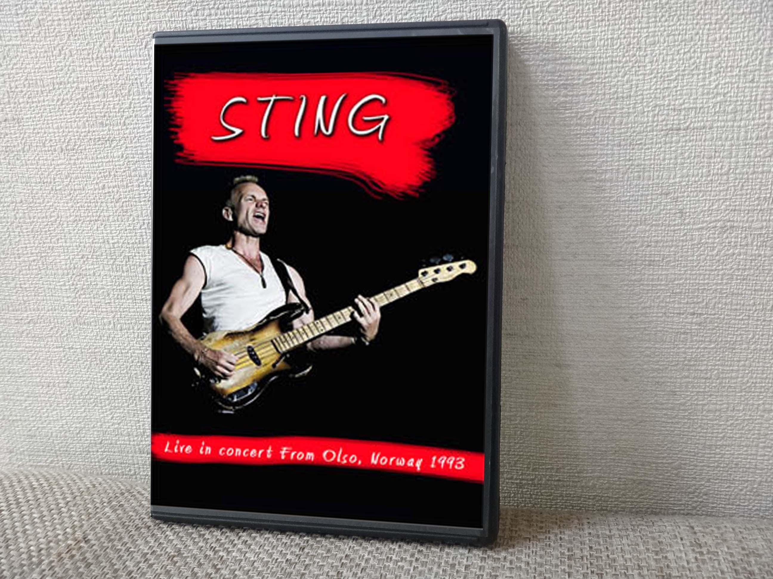 STING Live in Concert From Olso, Norway 08.28.1993 Dvd - Etsy