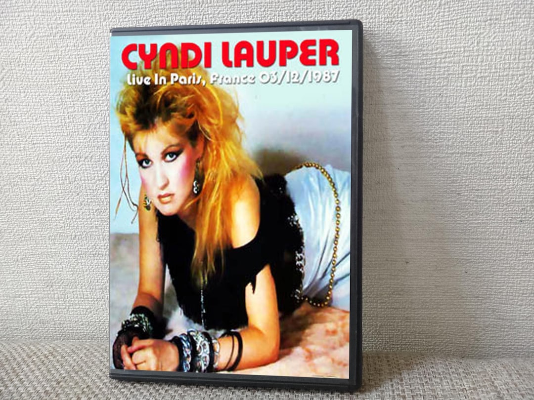 CYNDI LAUPER Live in Paris, France 03.12.1987 Dvd - Etsy