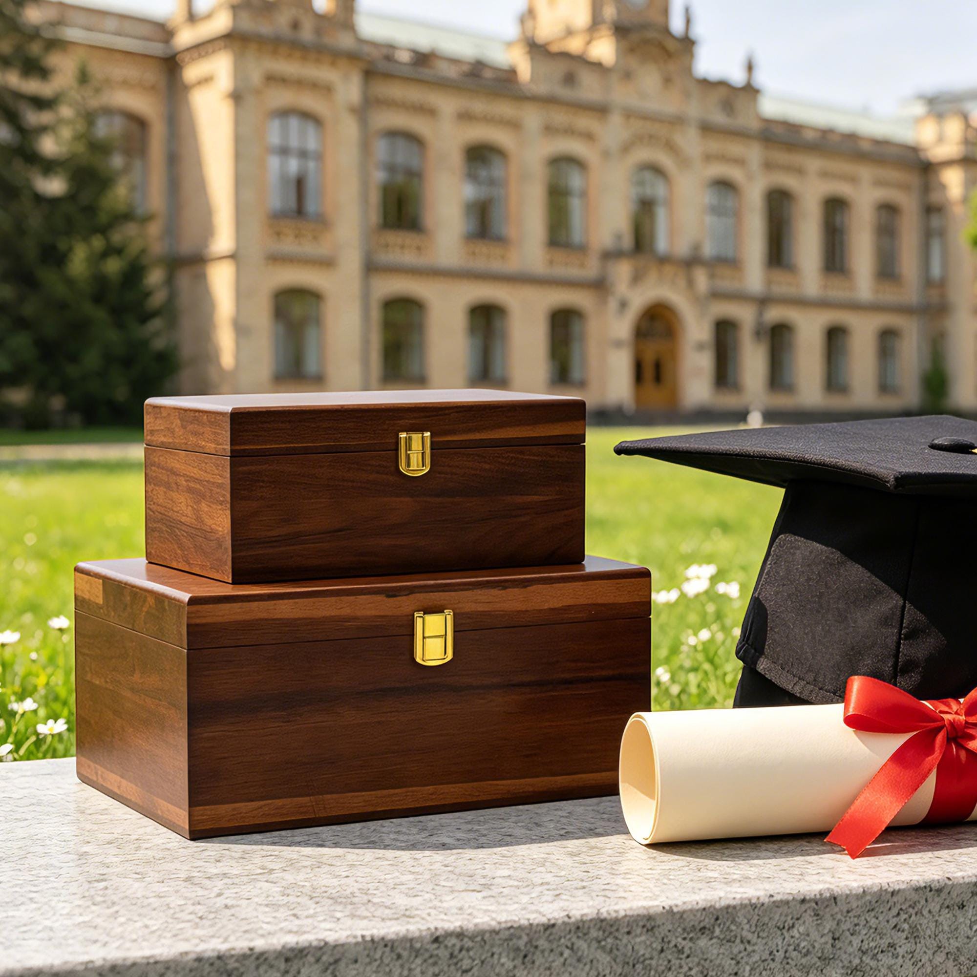 Personalized Graduation Keepsake Box, Memory Box Gift, Class of 2026 ...