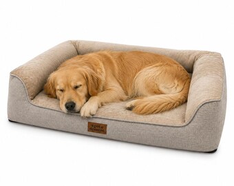 Zachte stoffen hondenmand, wasbaar, comfortabel slaapbed voor katten en kleine honden