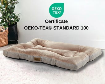 Orthopedisch hondenbed | Pluche, wasbaar, antislip huisdierkussen