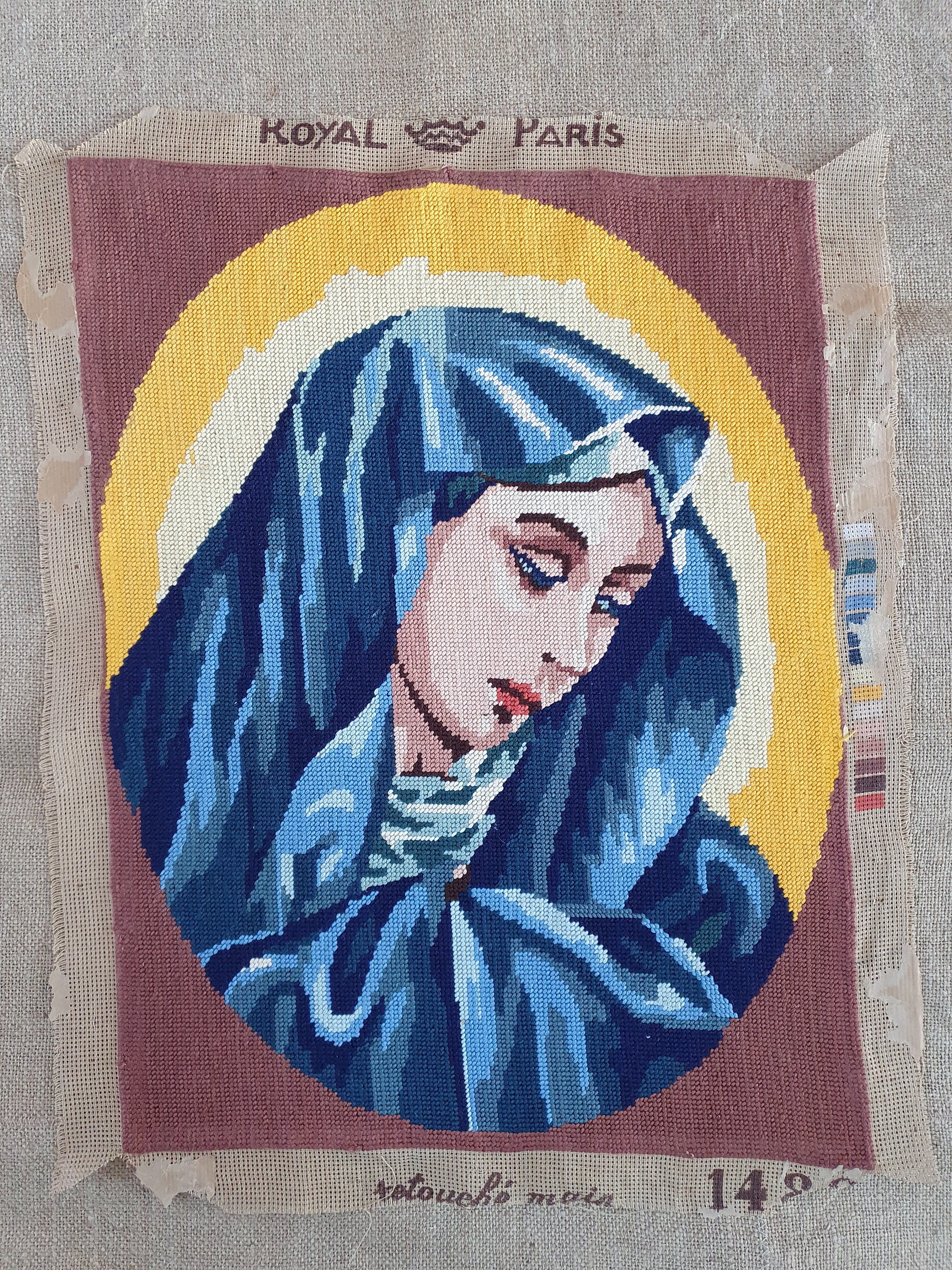 【専用】vintage the Virgin Mary tapestry s-l1200.jpg