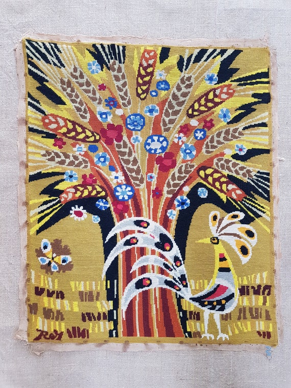 フランスアート　額縁セット　NEEDLEPOINT Vintage s-l1200.jpg