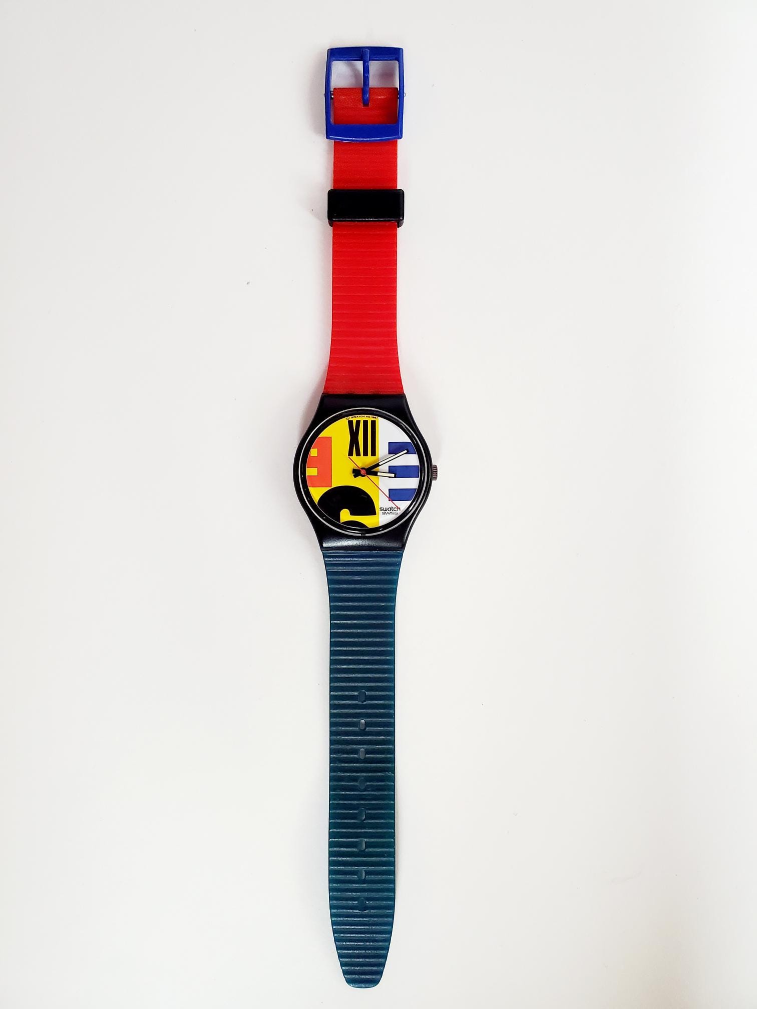 Swatch Watch - GB117 - NINE TO SIX Vintage Swatch Watch – Nine to Six - GB117 – From 1987 - Etsy main image 4
