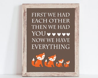 fox themed nursery