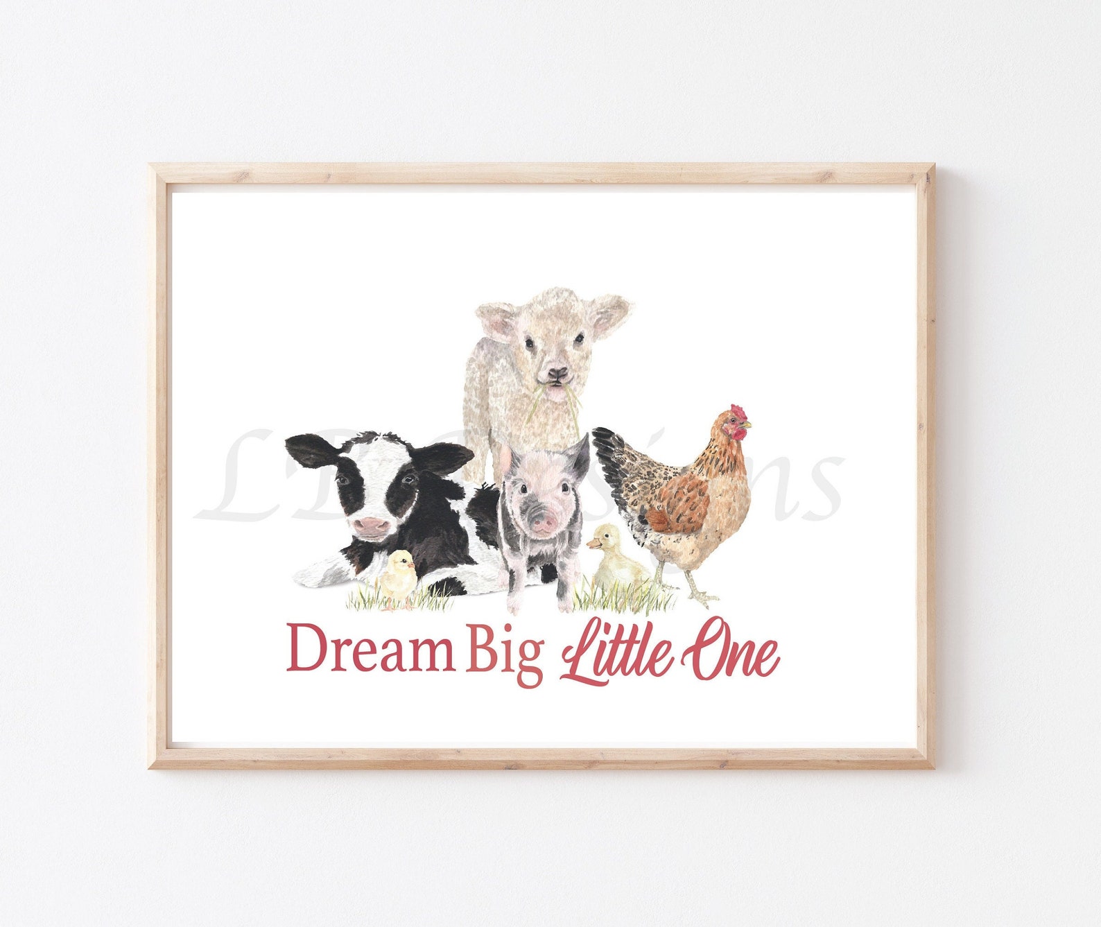 Neutral Farm Animal Nursery Printable Baby Farm Animals Baby - Etsy