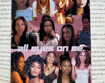 Black Girl Magic Kindle Insert sticker E-Reader Holographic Insert Cute Kindle  Bookish Decor Gift for Book Lover