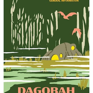 Sci-Fi WPA Style Travel Poster