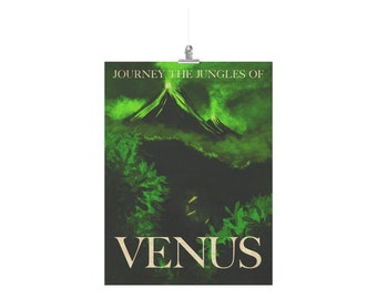 Venus Retro Travel Poster 18x24 (rework)