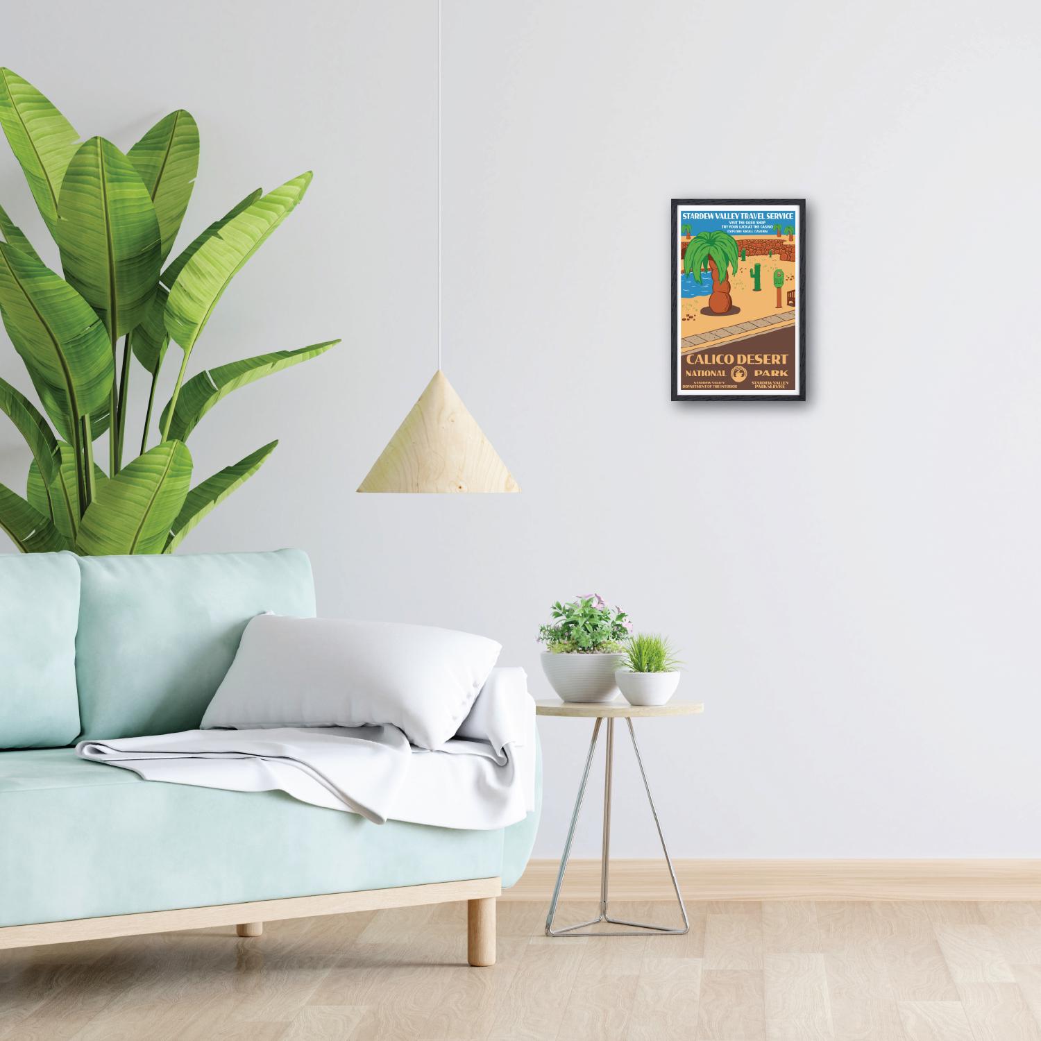Stardew Valley Calico Desert WPA Style Travel Poster - Etsy