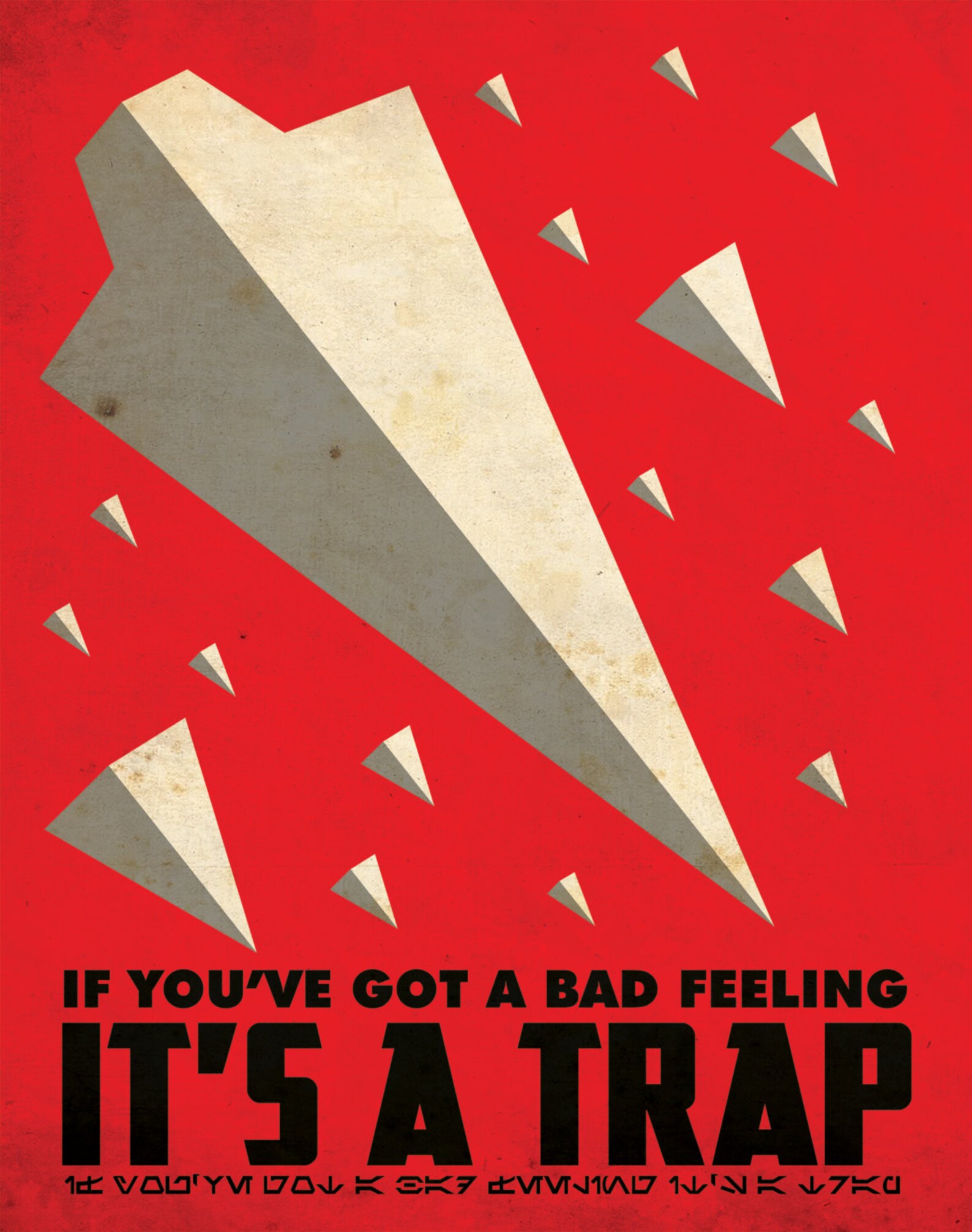 It's A Trap Poster Etsy