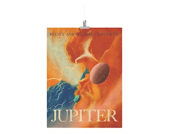 Jupiter Retro Travel Poster 18x24 (rework)