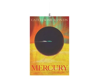 Mercury Retro Travel Poster 24x36 (rework)