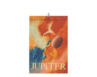 Jupiter Retro Reiseposter 24x36 (Nacharbeit)