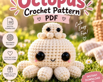 Amigurumi Bunny Crochet Pattern, Soft Plush Toy, PDF Download