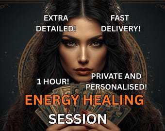 1 Hour Personalised Energy Healing, Chakra Balancing, Emotional Clearing