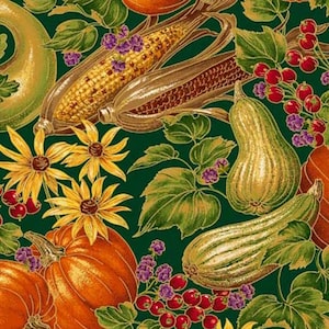 Quilting Treasures - Botanical Harvest- HARVEST PACKED 29683 -F-BTY