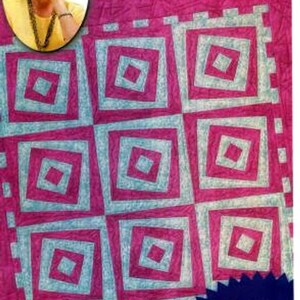 Rabbit Hole Quilt Pattern, Quilt in a Day by Eleanor Burns, 735272012894