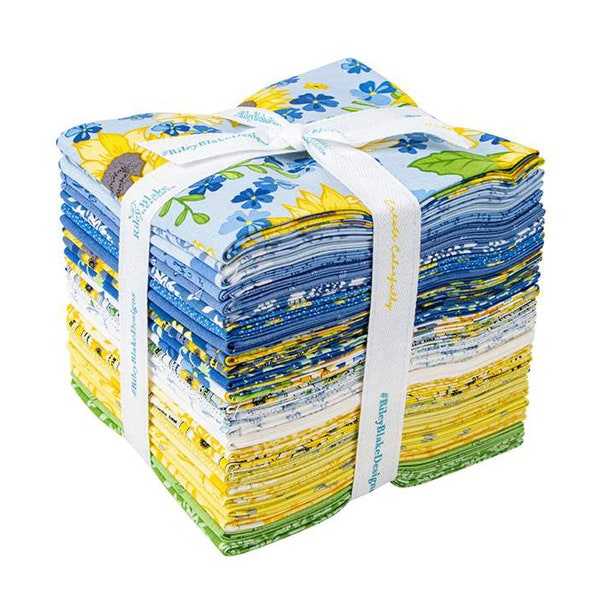 Sunny Skies Fat Quarter Bundle, 25 Fat Quarters from Riley Blake Designs, quilt cotton fabric