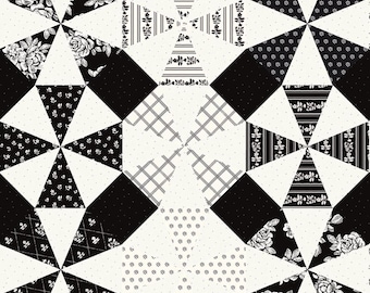PRE-ORDER for Nov. 2026-  Moonlit Trellis Kaleidoscope Cheater Print Cloud- Sold in yard increments