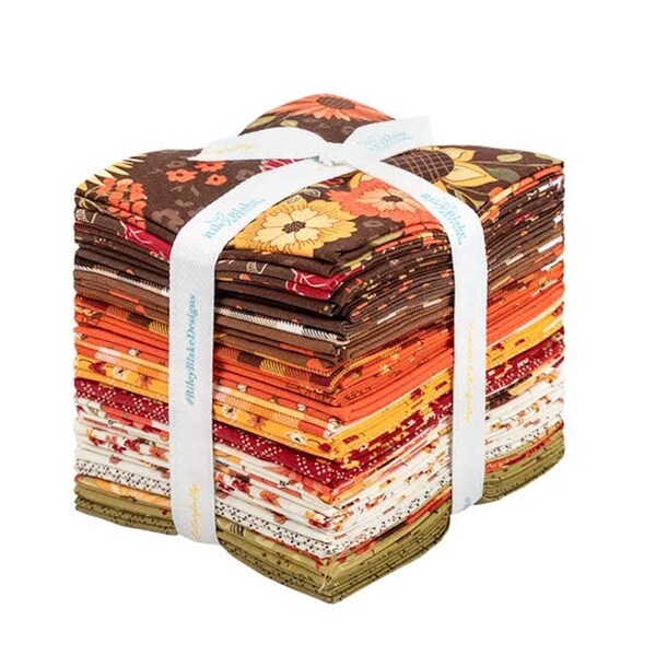 Paquete de 28 cuartos de tela "Otoño en la ciudad" - Diseños de Riley Blake por Sandy Gervais