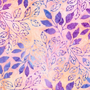 Pink Branch Batik # AMD1894210 From Robert Kaufman By Lunn Studios-BTY