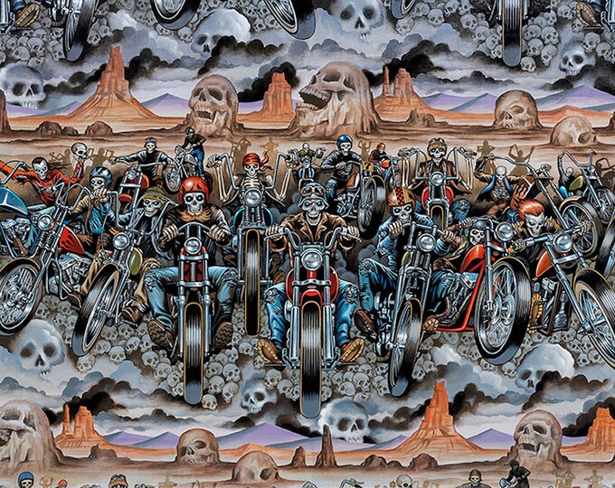 Henry New Riders NEW Design-alexander Henry- Riders on the Storm-8990a-smoke - Etsy
