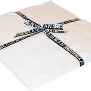 10in Squares Kona Solids White Colorway 42pcs # TEN-122-42