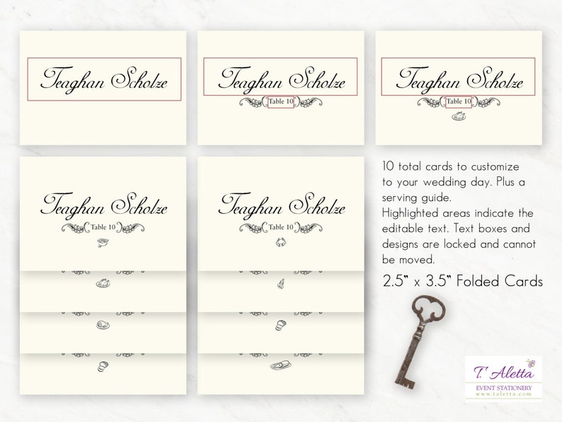 place card templates for mac place card templates for mac