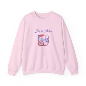 Lost in Paris Cafe Sweatshirt, Vintage Style Paris Sweatshirt, Paris Frankreich Sweatshirt, Mode Sweatshirt, Paris Liebhaber Geschenk Bild 5
