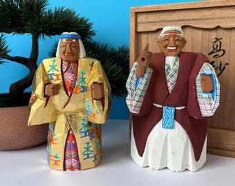 Takasago Dolls by Morita Ikka - Beautiful Japanese wooden dolls - h260132