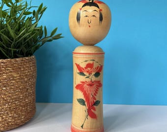 Sakurai Shoji Kokeshi Doll - Very pretty traditional Japanese doll - h260197