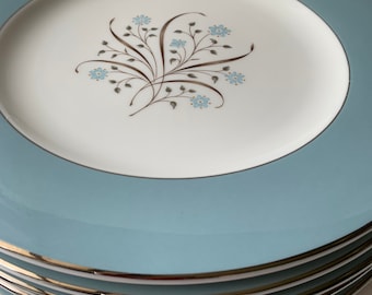 Syracuse China Meadow Breeze Dinner Plates, Vintage Syracuse China Plates