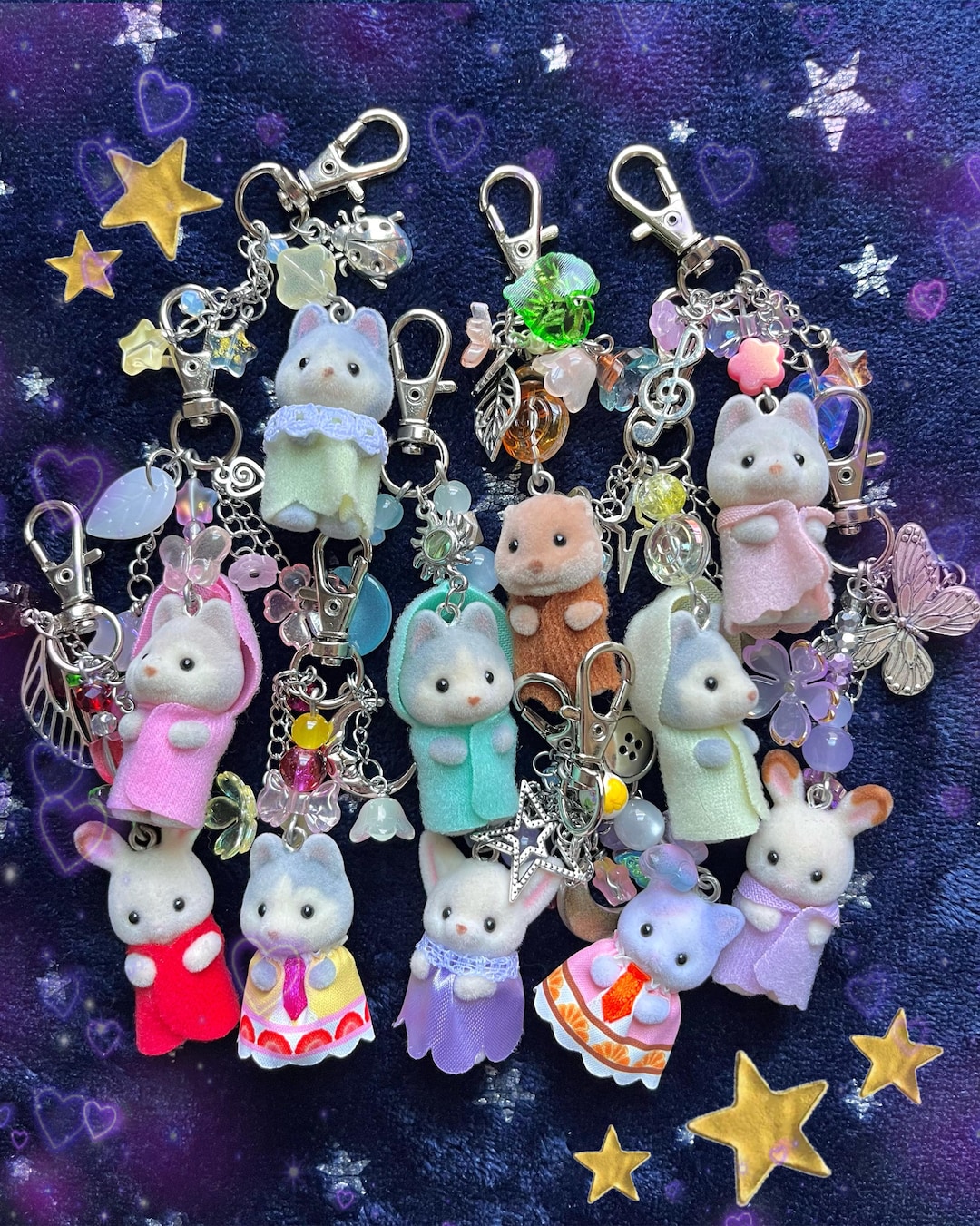 Calico Critter Keychains Babies - Etsy