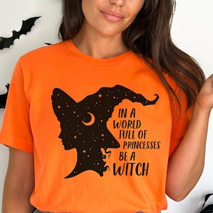 魔女シャツ、ハロウィンシャツ、魔女シャツ、ハロウィン魔女シャツ、魔女シャツ、不気味な季節のTシャツ、悪い魔女シャツ、スピリチュアルシャツ
