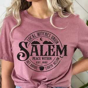 Salem Witch Shirt, Salem Witch Trials, Salem Massachusetts, Witches Shirt, Halloween Shirt, Halloween Witch Shirt, Witchy Clothing