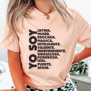 Camiseta latina, camiseta mexicana, camiseta de herencia hispana, camiseta de poder latino, camiseta feminista latina, regalo latino, camiseta latinx, camiseta mexicana