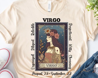 Virgo Shirt, Zodiac Shirt, Virgo Gift, Horoscope Shirt, Astrology Shirt, Virgo Birthday Gift, Astrology Gift, Virgo Gifts, August Birthday