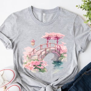 Sakura Shirt, Cherry Blossom Shirt, Japanese Shirt, Japan Shirt, Japan Tshirt, Cherry Blossom Gift, Floral Shirt, Gift for Japan Lover