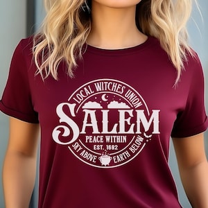 Salem Witch Shirt, Salem Witch Trials, Salem Massachusetts, Witches Shirt, Halloween Shirt, Halloween Witch Shirt, Witchy Clothing