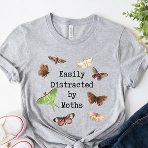 Moth Shirt, Bug Shirt, Insect Shirt, Fairycore Clothing, Botanical Shirt, Cottagecore Shirt, Goblincore Clothing, Witchy Shirt, Moth Tshirt