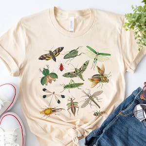 Insekten Shirt, Käfer Shirt, Entomologie Shirt, Motten Shirt, Käfer Liebhaber Shirt, Entomologen Geschenk, Natur Shirt, Forestcore Shirt, Insekten Liebhaber Geschenk