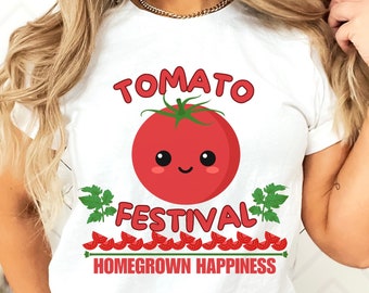 Tomatoes Shirt, Vegetable Shirt, Tomato Festival Shirt, Vegetarian Gift, Plant Lover Shirt, Veggie Shirt, Vegan Gift, Gardening Gift