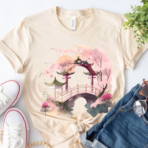 Sakura Shirt, Cherry Blossom Shirt, Japanese Shirt, Japan Shirt, Japan Tshirt, Cherry Blossom Gift, Floral Shirt, Gift for Japan Lover
